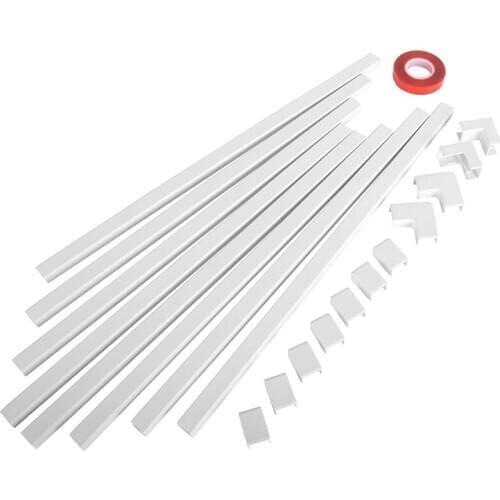 One-Cord Channel Cable Concealer - CMC-03 Cord Cover Wall Cable Management System - 125 Inch Cable Hider Raceway Kit