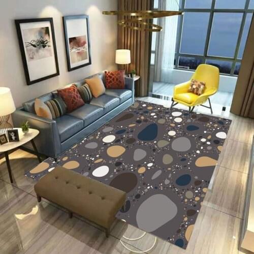 Colored Stones Carpet Carpets Soft Flannel 3D Printed Rugs Mat Rugs Anti-slip Large Rug Carpet Home Decoration Style-3