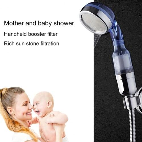 Multifunctional Shower Head Handheld Filter Sprayer ABS Bathroom Water Purification Shower Nozzle for Shower Washing Bathing