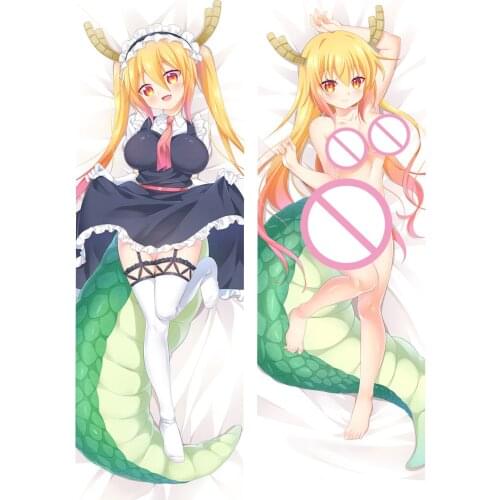 Miss Kobayashis Dragon Maid Tohru Coscase Anime Hugging Body Pillow Cover Dakimakura body Pillow case
