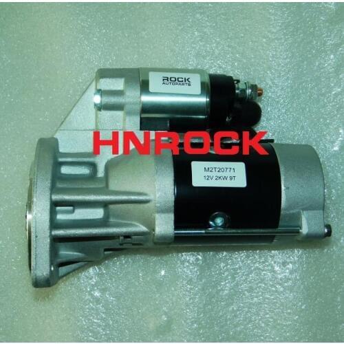 NEW HNROCK 12V 2KW 9T STARTER MOTOR M2T20771 M002T20771 23300-2T700 23300-3T700 23300-43G01 FOR NISSAN TD23 TD25 TD27