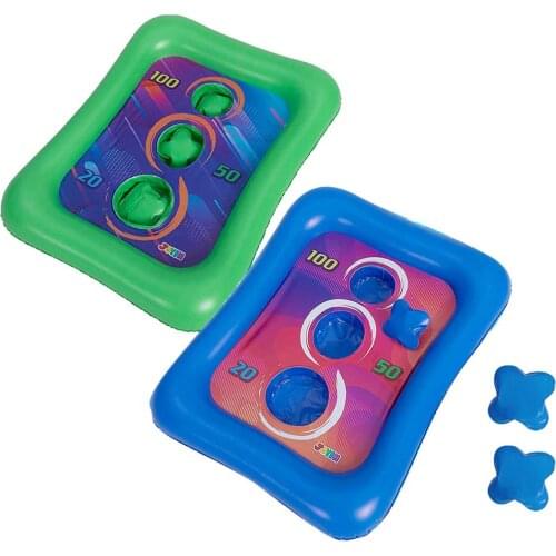 New Inflatable Pool Throwing Board Game Pool Toy With 3 Water Bags Kids Outdoor Pool Beach Fun Summer Water Toy