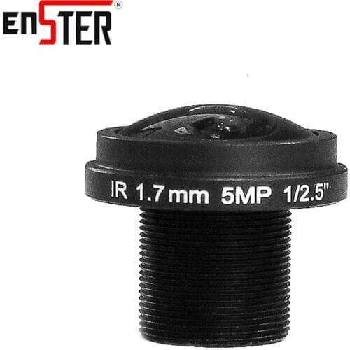 ENSTER CCTV Fisheye lens 5MP 1.7MM cctv accessories M12*0.5 Mount 185 degree for video surveillance camera cctv camera lens