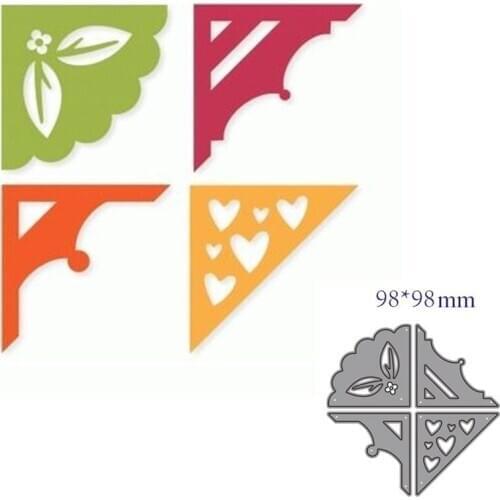 Metal cutting dies cut die mold Corner decoration Scrapbook paper craft knife mould blade punch stencils dies