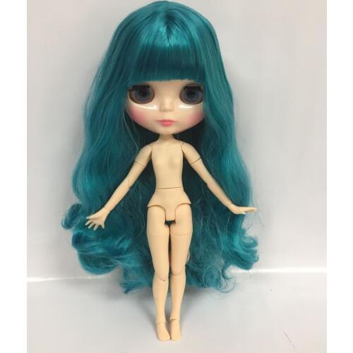 Joint body doll Nude blyth Doll, green hair Factory doll,0613 2017 Suitable For DIY Change BJD Toy For Girls
