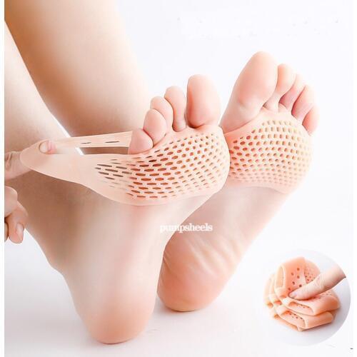 Dropshipping Gel Insoles Silicone Soft Pads High Heel Shoes Slip Resistant Pain Relief Foot Care Forefoot Half Yard