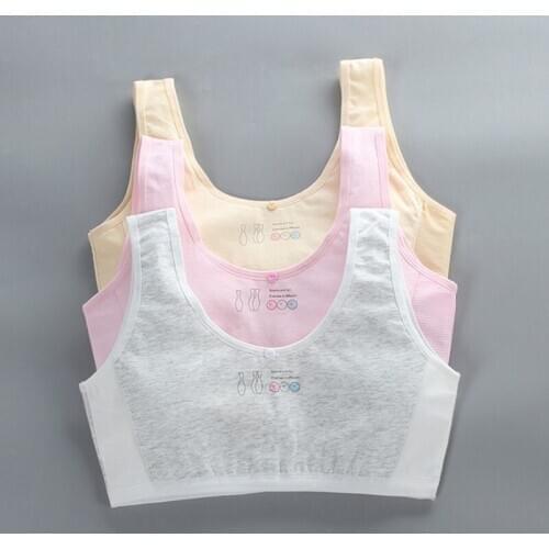 Training bra girls Teens Teenage Racerback Training Cotton/Spandex Underwear Kids girl bras 10-18Y Young Sport Puberty Training