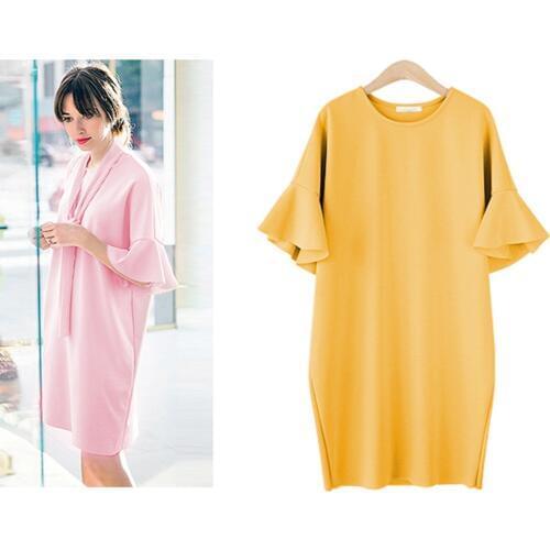 Knitted Cotton Maternity Dress 2017 Spring Fashion Large size ladies Clothes for Pregnant Women Pregnancy Clothing S/M/XL-5XL