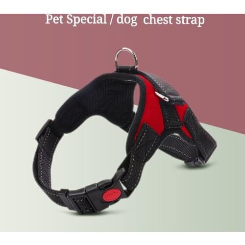 Dog Traction Rope Bone Explosion-proof Oxford Cloth Pet Chest Strap Strap Strong Durable Adjustable Dog Vest Pets Accessories
