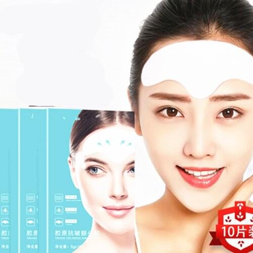 Forehead Line Removal Anti Wrinkle Forehead Patches Removal Facial Gel Mask Moisturizing Anti-aging Smoothing Lines Skin Care