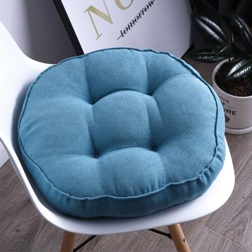 High Quality Round Solid Color Sofa Cushion Office Ass Pad Protective Mat Buttocks Chair Cushion Backrest Pillow Sofa Cushions