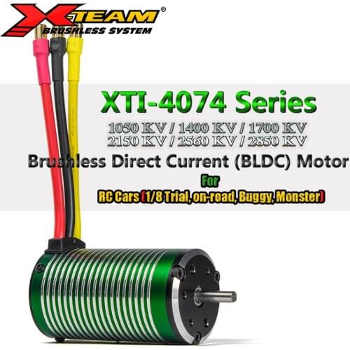 X-TEAM 4074 Series 2650KV 2200KV 2000KV 1400KV Brushless BLDC Motor for 1/8 Trial,on-road,Buggy,Monster RC Cars