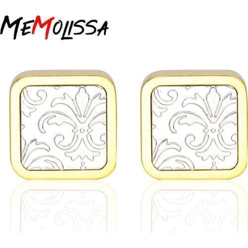 MeMolissa 2018 New Pattern Cuff High Quality Mens Cufflinks Luxury Wedding Cufflinks High Quality Mens Jewelry