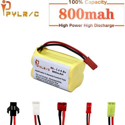 4.8v Rechargeable Battery For Rc toys Cars Tanks Robots Gun 800mah Ni-CD Battery AA 4.8v 800mah Batteries Pack For Rc Boat 1PCS