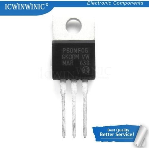 10piece STP60NF06 60NF06 TO-220 transistor new original In Stock