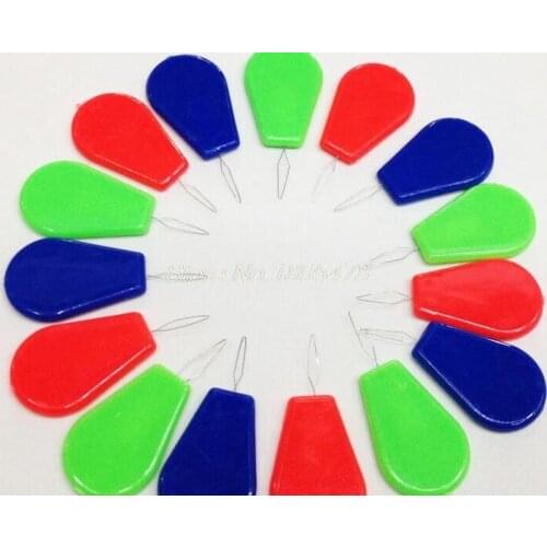 100Packs Plastic Wire Stitch Insert Craft Tool Sewing Machines Needle Threader 100PCS/pack