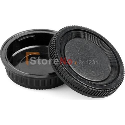 2pcs &Wholesale Pentax Front Body Cover + Rear Lens Cap Hood Protector Cover For Pentax DSLR PK Camera
