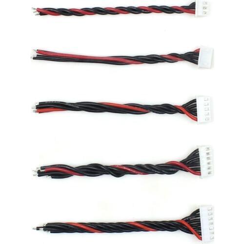 5Pcs 2s 3s 4s 5s 6s LiPo Battery Balance Charger Plug Line/Wire/Connector 22AWG 10cm JST-XH Balancer Cable