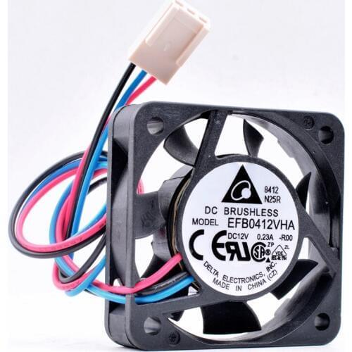 Brand new original EFB0412VHA-R00 4cm 4010 40mm fan DC12V 0.23A 3 lines Switch inverter small cooling fan