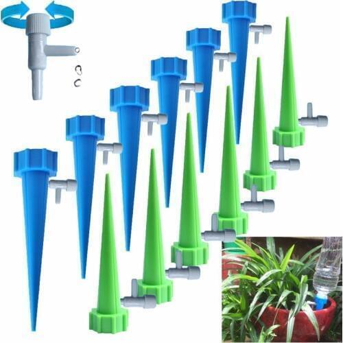 3/6/12/15pcs Automatic Irrigation Watering device Spike for Plants Flower Indoor Household Auto Drip Irrigation Watering System