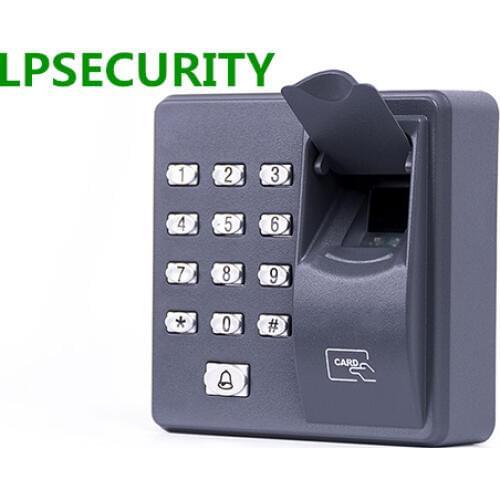 LPSECURITY Standalone Biometric Fingerprint keypad Reader 125KHZ for gGate Opener Door lock intercom Access Control