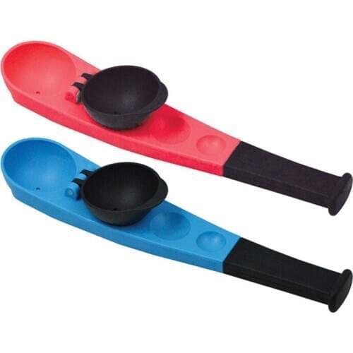 Snowball Maker and Snowball Thrower Scoop Child plastic toy per Set of 2 1 Blue and 1 Red