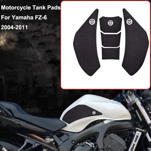 For Yamaha FZ6 FZ-6 FZ 6 2004 2005 2006 2007 2008 2009 2010 2011 Motorcycle PVC tank pad/grips protector sticker /Protective Pad