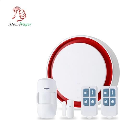 GSM+WIFI alarm system high quality Anti-theft sos wireless TUYA home APP control home sim card home security alarm system 433mHz