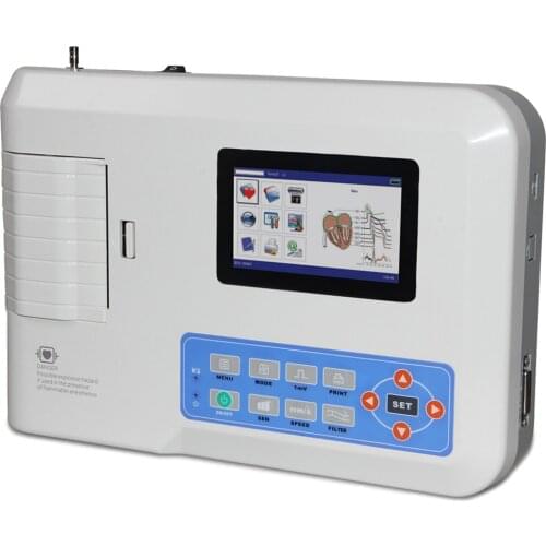 Touch Screen ECG300GT Digital Electrocardiograph 3 channel 12 lead ECG Machine EKG Monitor with Software Printer