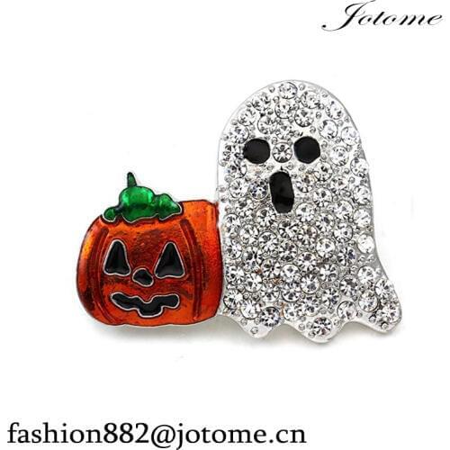 Halloween Party Event Jack O Lantern Spooky Ghost Pumpkin Brooch Pin Costume Charm