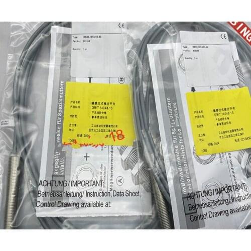 2pcs high quality Inductive Proximity Sensor MB60-12GM50-E2 MB60-12GM50-E0