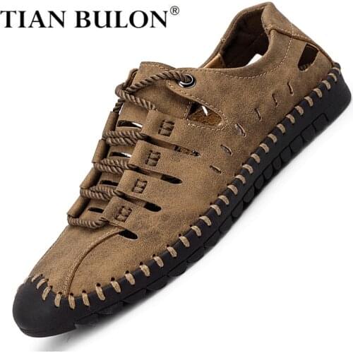 Summer Men Casual Shoes Sneakers Handmade Breathable Men Shoes Luxury Brand Leather Mens Loafers Moccasins Adult Plus Size 38-48