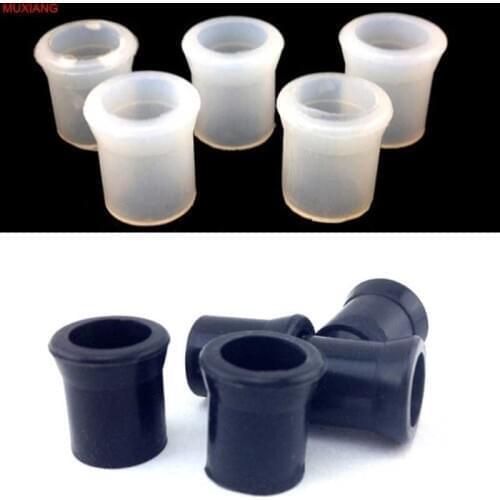 MUXIANG 50 Pcs/lot Good Quality White/Black Pipe Tools SiliconeTobacco Pipe Protective Rubber Bit Mouthpiece Tip fg0001-fg0004