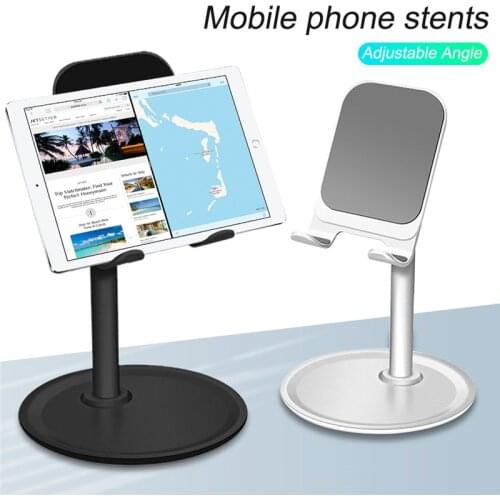 Desktop mobile phone holder tablet computer Stand universal rotating lazy bracket for ipad online class live learn Watch video