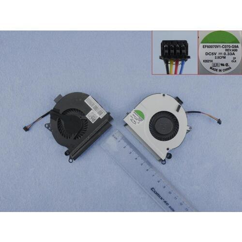 New Laptop Cooling Fan for DELL Latitude E6230 P/N MF60120V1-C140-S99 DP/N:EF60070V1-C070-G9A KSB05105HA CPU Cooler Radiator
