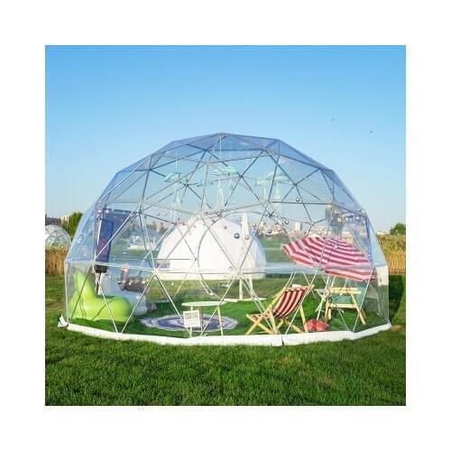 Outdoor ozone disinfection transparent tent hotel Douyin PC net red restaurant outdoor yurt tent farmhouse dining
