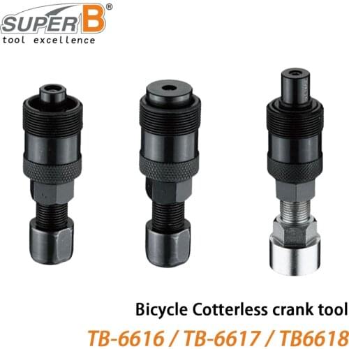 Super B TB-6618 2 In 1 Crank Puller Tool for Shimano Octalink ISIS Drive System TB-6616 TB-6617 Square Taper Crank Remover