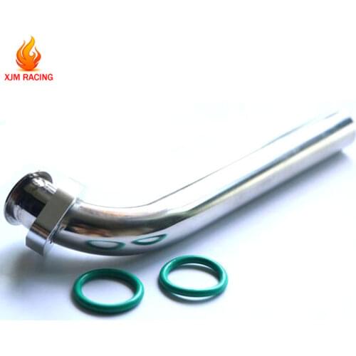 Alloy 105 degree Exhaust Pipe header fit RCMK ZENOAH Marine Gas Engine RC Boat