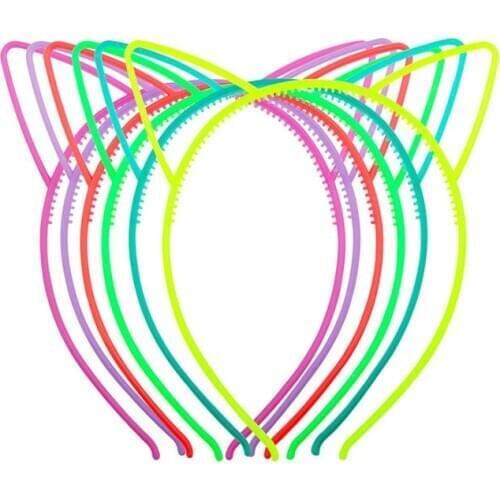 Luminous cat ear unicorn Headband children girl baby birthday party festival Glow in dark Hairband Hair Accessories