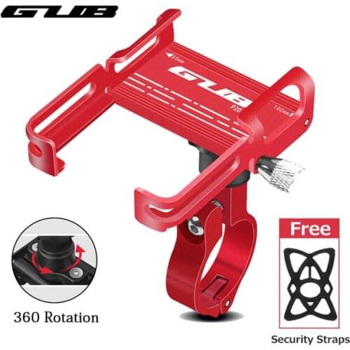 GUB Plus10 20 Aluminum Bike Phone Holder 3.5 To 7.5 inch Bicycle Phone Handlebar Stand Adjustable Bike Phone Stand Mount Bracket