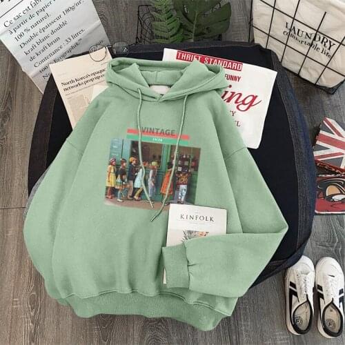 Women Hoodies Sweatshirts Long Sleeve Aesthetic Oversized Hoodie Pullover Hooded Fleece Tops Casual Femme Mujer Autumn & Winter