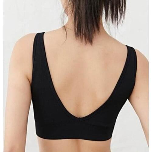 Women Tops Female Crop Top Stretch Undershirts Fashion Vest Sleeveless Cotton Tank Top Cami Black White Solid Color