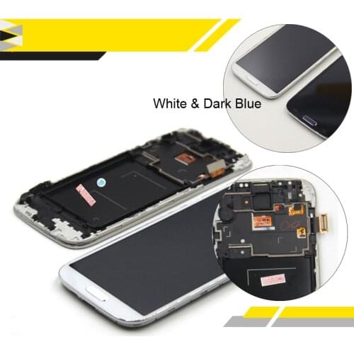Highscreen Alibaba China S4 I9500 I9505 LCD Display Compatible For Samsung Galaxy S4 LCD Touch Screen Digitizer Assembly Frame