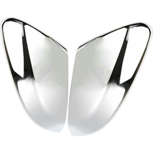 1 Pair Chrome Car Front Rearview Side Wing Mirror Cover Cap Shell ABS Fit for Honda Civic 2016 2017 2018