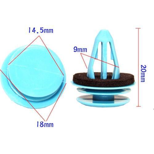 10PCS Car door trim panel plastic fastener clip for Roewe 550 Qizhen 350 MG3 MG7 MG6 rivet