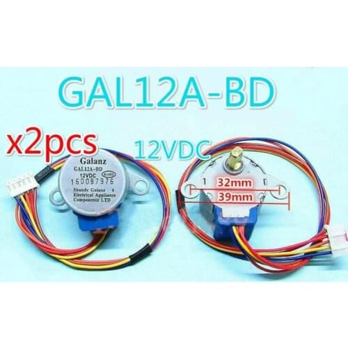 2pcs original Galanz air conditioning swing leaf motor stepper motor GAL12A-BD 12VDC air conditioning accessories