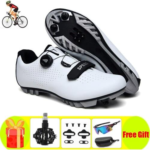 2021Sapatilha Ciclismo MTB Cycling Shoes Men Outdoor Sport Bicycle Self-Locking Professional Racing Mountain Bike Bicicleta