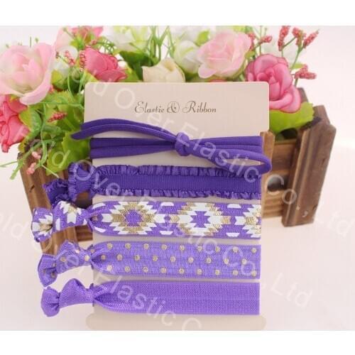 25 pcs/pack (5 sets) cute elastic mixed colors knot hair ties for women & girls hair accessories,ponytail holder