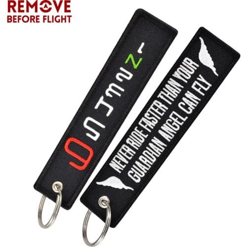 Fashion Jewelry Keychain Chaveiro Keyring Launch Key Chain Car Keychains Woven Tag 65432N1 Motorcycles Key Fob Zipper Puller