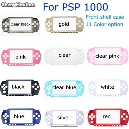 ChengHaoRan For PSP 1000 the front shell is for Sony psp1000 for PSP 1000 console replacement shell 11 color Housing front cover